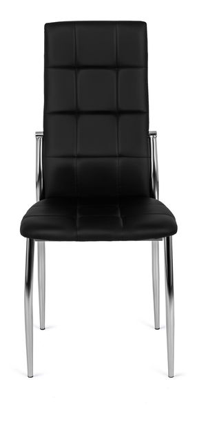Étkezőszék Marinaleda (fekete öko-bőr) 