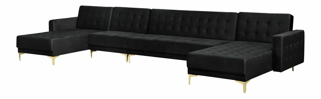 Rohová sedacia súprava U Aberde (ružová)