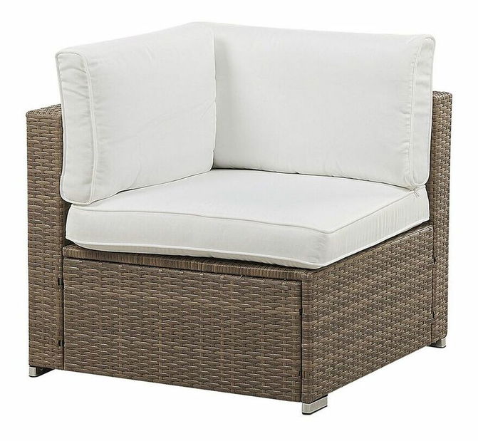 Záhradná sedacia súprava BELVIA (biela) (pre 6 osôb)