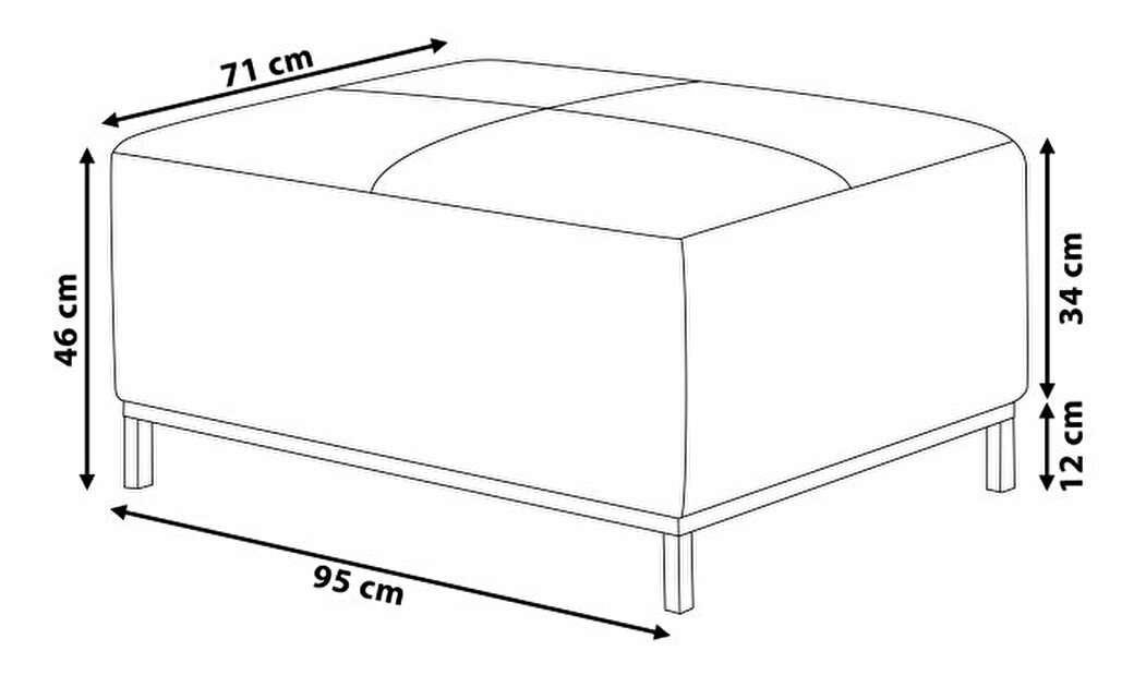 Taburett Oulu (szürke) (bársony)