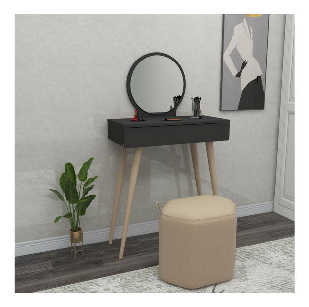 Toaletni stolić Doneda (antracit)