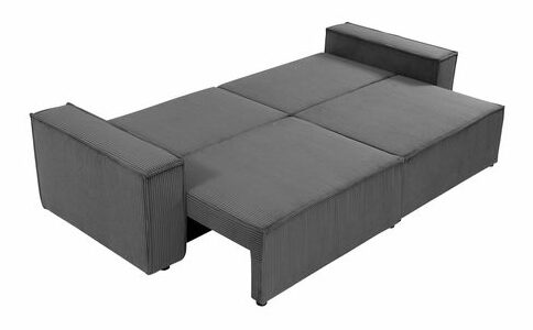 Canapea extensibilă Kasuna Sztruks (crem) (cu sp. depozitare)