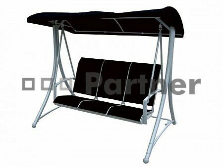 Záhradná hojdačka Andy čierna