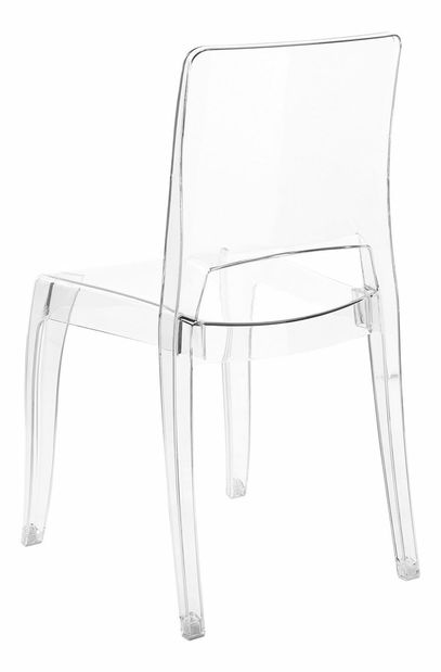 Set 2 ks jedálenských stoličiek Werdebra (priehľadná) 