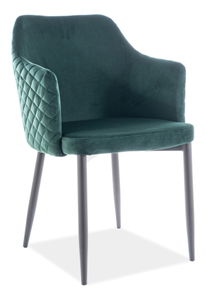 Scaun de sufragerie Amiee (verde + Gri)