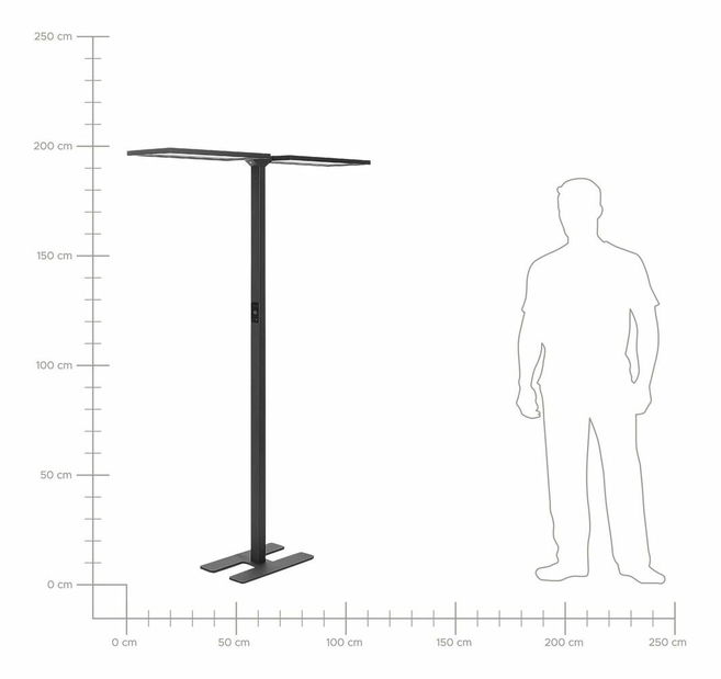 Suport lampă Shirlynn (negru) 