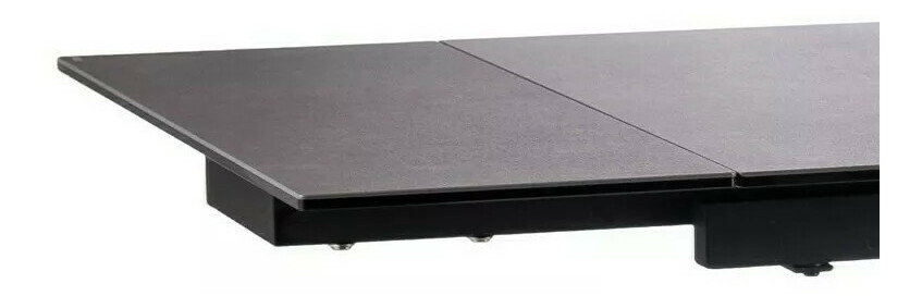 Rozkladací jedálenský stôl 120-180 cm Shelia (sivá + čierna) (pre 4 až 8 osôb)