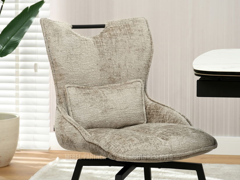 Stolica Rakel (bež + crna)