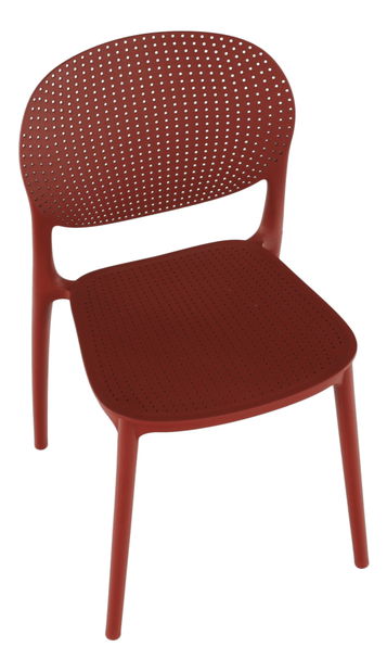 Záhradná stolička Fredd (červená)