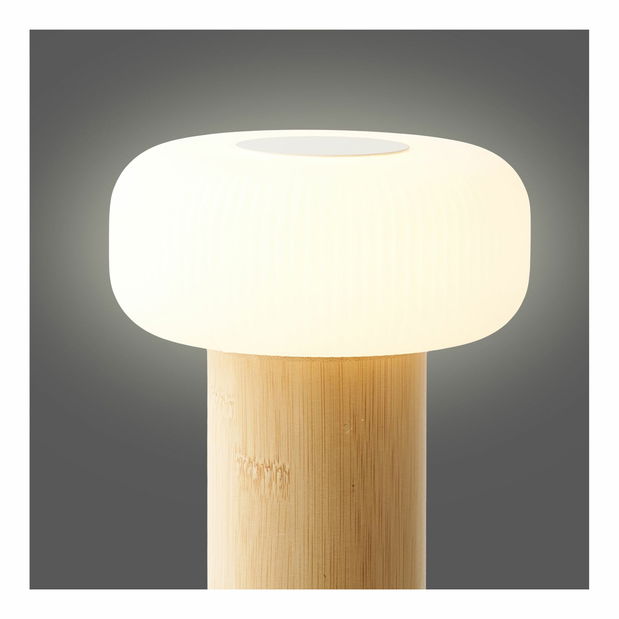 Lampă de masă Srilinaora (natural + alb)