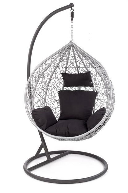 Függőfotel Edie (fekete + szürke)