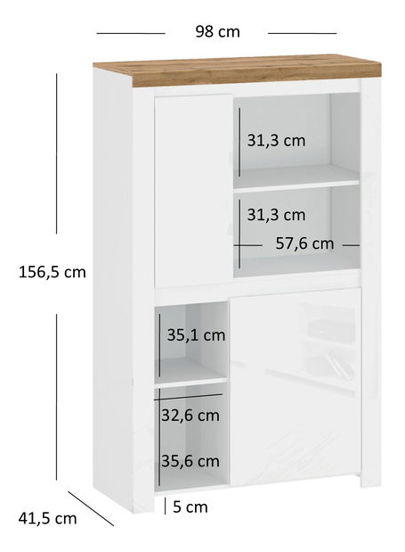 Raft Vina (alb lucios + Stejar wotan)