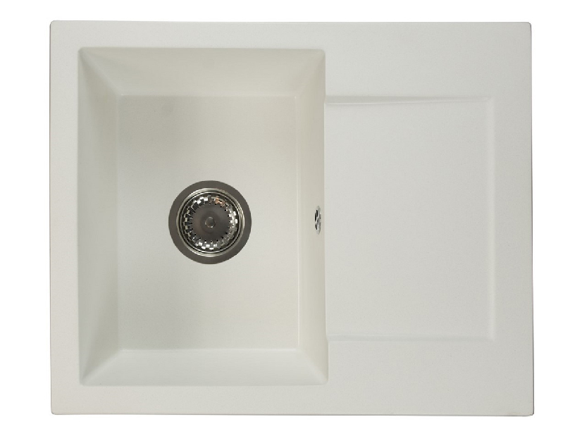 Kuhinjski sudoper Dalgam (bijela) (sa 3 otvora za baterije) (D)