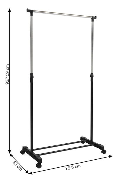 Vešiak na kolieskach Daisia