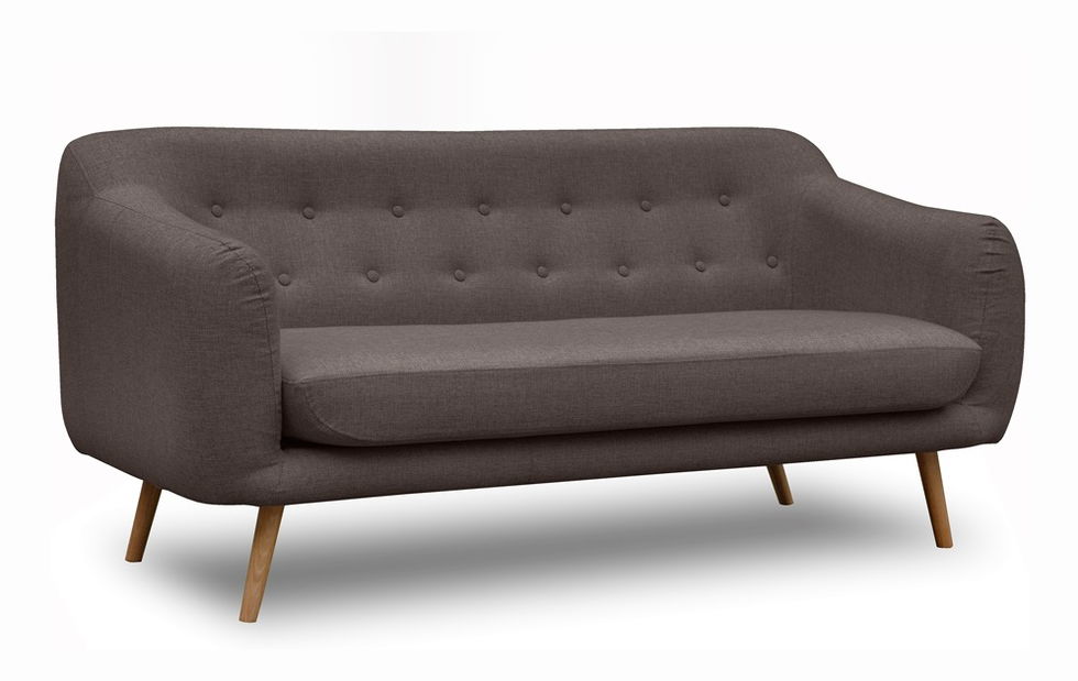 Canapea două locuri Shena (Maro închis)