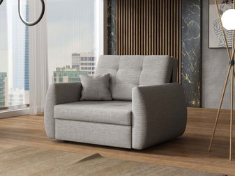 Rozkladacie kreslo Carivia Art I (svetlosivá) (s úl. priestorom)