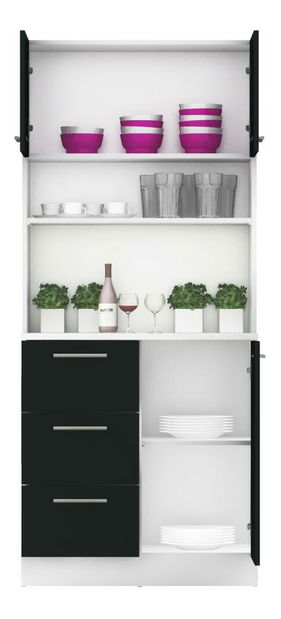 Kuhinjski kutak Lester NEW (bijela + crna)