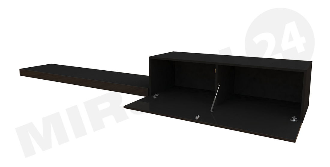 Masă TV Mirjan Rosalie (Alb + Alb lucios )