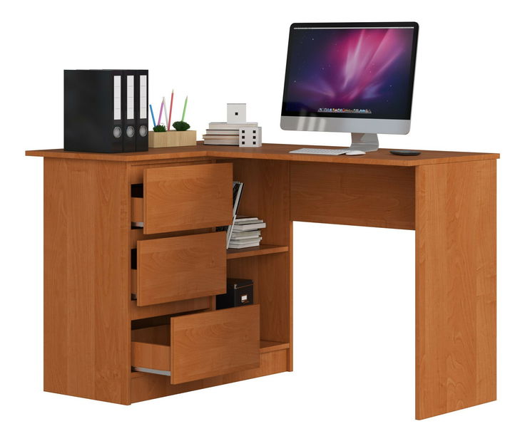 Masă PC de colț Bodhi (arin) (S)