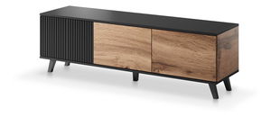 Masă TV Ranae RTV1 (stejar wotan + negru)