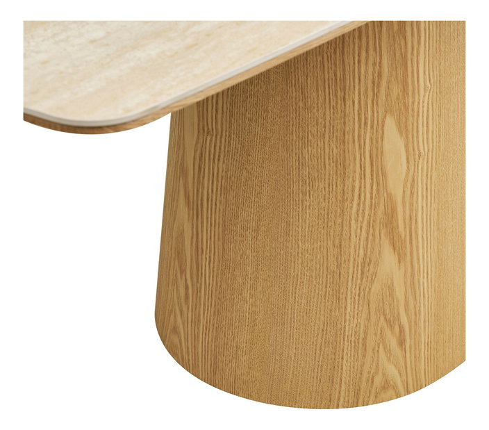 Blagovaonski stol Nealina 3 (prirodna + kamen)