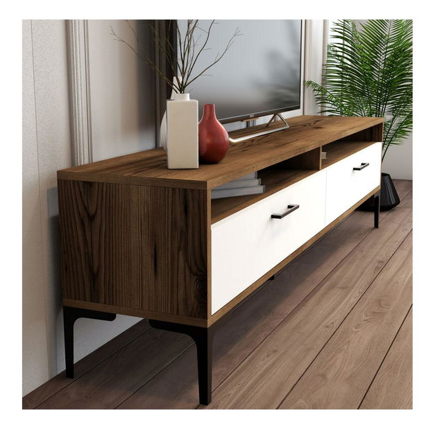 Mobilier living Irma (Alb + Nuc)