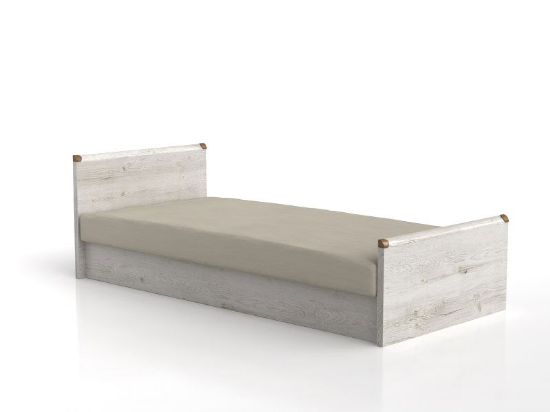 Pat de o persoană 90 cm Iliana JLOZ 90 (Pin Canyon) *resigilate