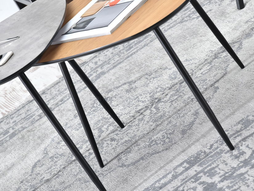 Stolić za kavu Rossi Zest Xl (hrast + crna)