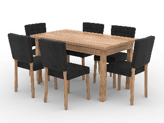 Set sufragerie Raviel80 (Stejar lefkas + kronos 27132)