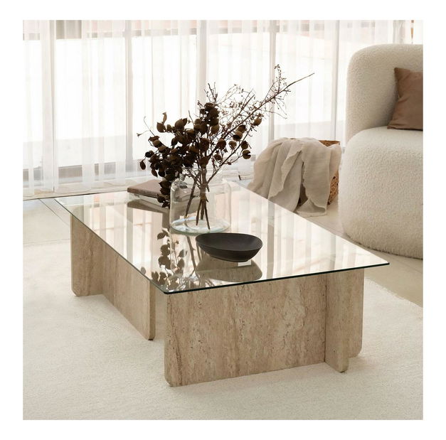 Konferenčný stolík Elizei 1 (travertín)