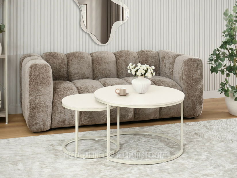 Măsuță de cafea Krzaklewski (crem)