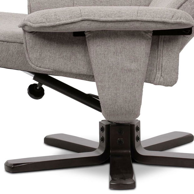 Fotelja s naslonom za noge Terrell-5010 CAP2 (cappuccino)