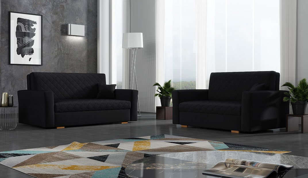 Sedacia súprava Carivia Caro II + III (Zanzibar 190) (s úl. priestorom)