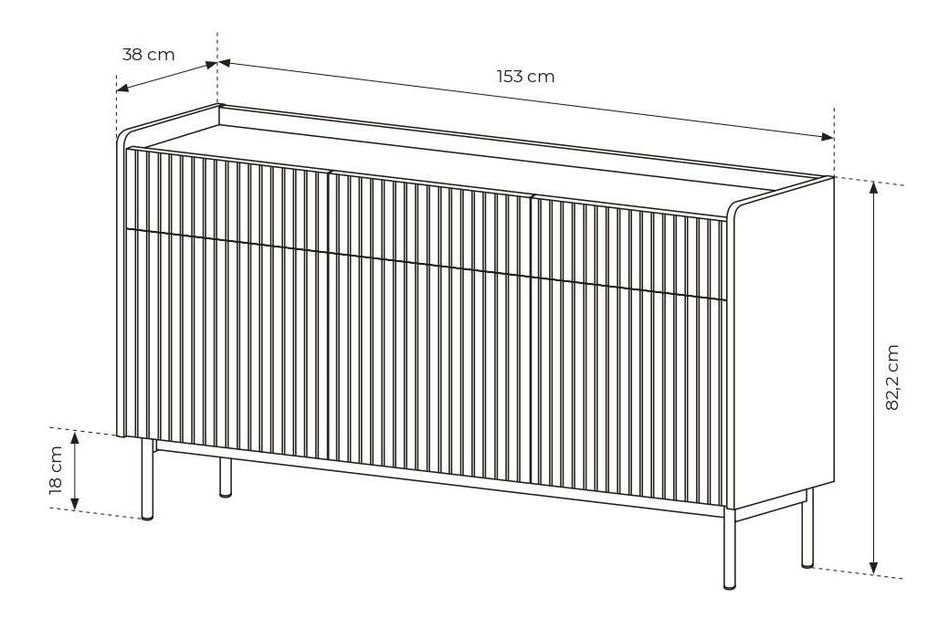 Komoda Lemenn II (bež)