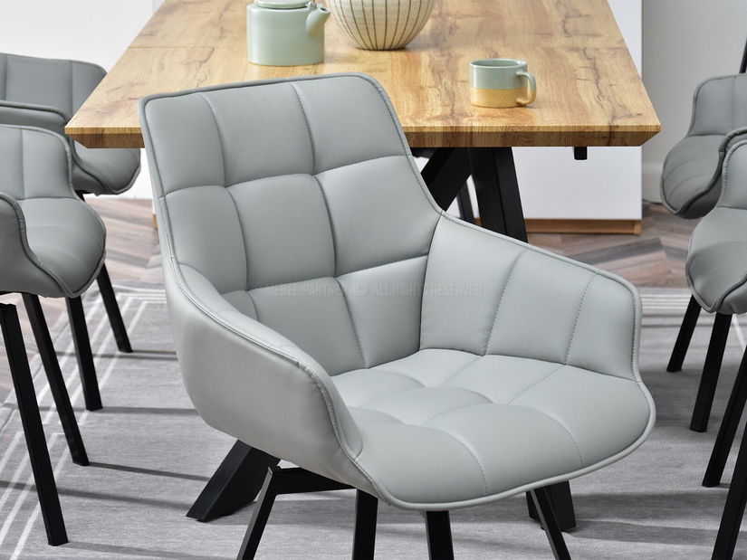 Stolica Aranbura (siva + crna)