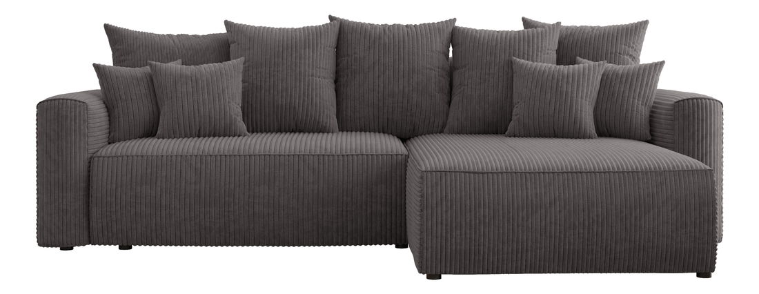 Kutna garnitura Baria (D) (sivocrna)