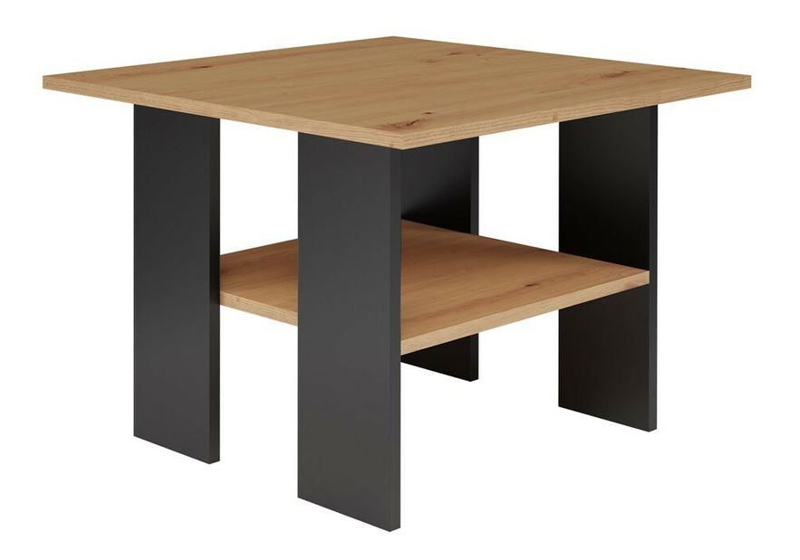 Măsuță de cafea Matizaba 1 (stejar artisan + negru)