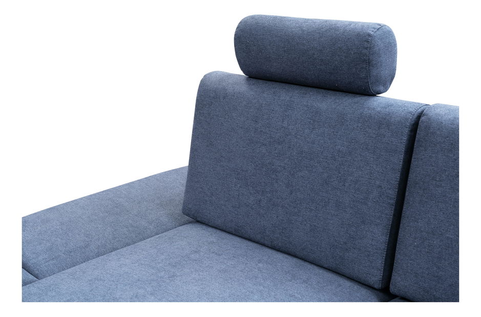 Sarok ülőgarnitúra Aveley (kék) (B)