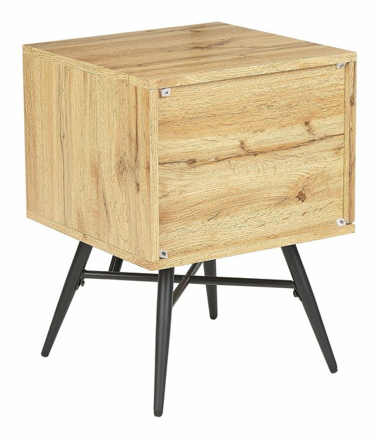 Nočný stolík Lubza 1 (svetlé drevo)