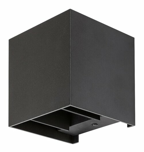 Kültéri fali lámpa Solin (matt fekete)