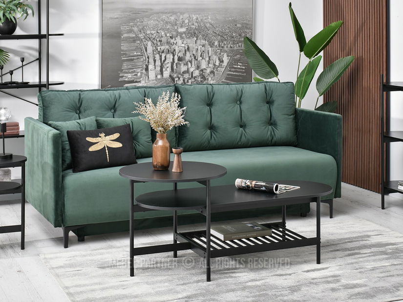 Măsuță de cafea Lorelail Xl (negru)