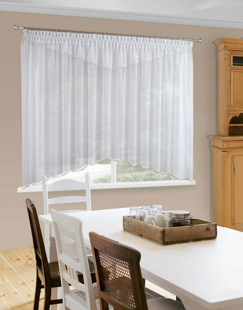 Záclona 350x160 cm Jula (biela)