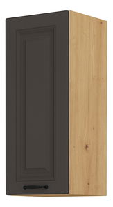 Dulap superior bucătărie Sheila 30 G 72 1F (stejar artisan + grafit)
