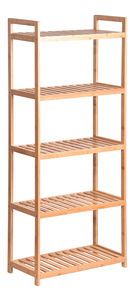 Regál 5-policový Andor TYP 3 (prírodný bambus)