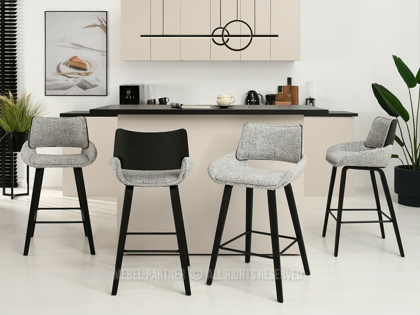 Scaun Glen H (gri negru + negru)