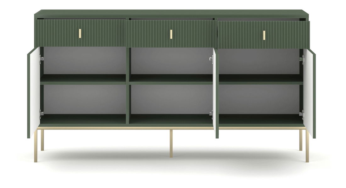 Komoda Militaba (čierna) 