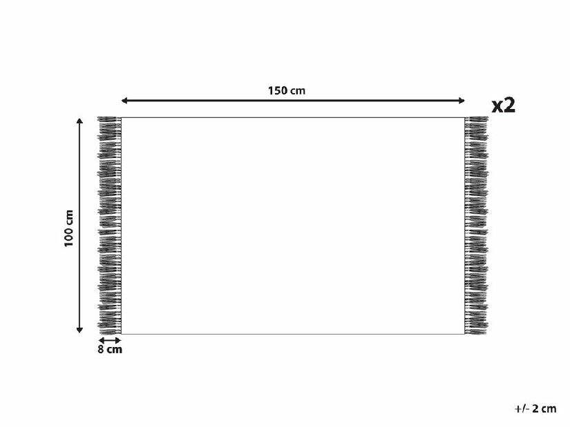 Set 2 buc prosoape Annette (gri)