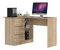 Rohový PC stolík Bodhi (dub sonoma) (L)