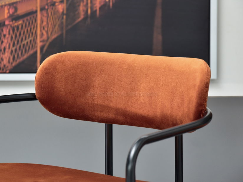 Stolica Viola (bakar + crna)