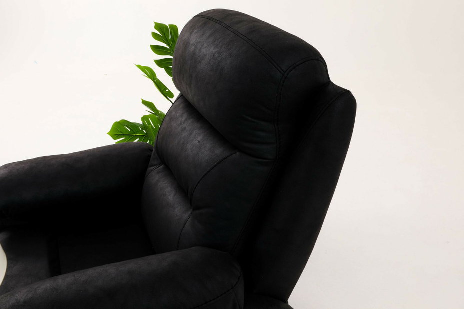 Állítható fotel Comforto E (fekete) 